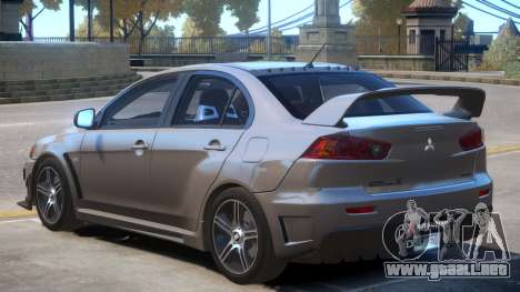 Lancer Evolution X FQ400 PJ4 para GTA 4