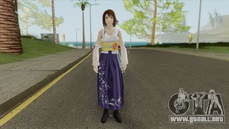 Yuna FFX (Dissidia Final Fantasy) para GTA San Andreas