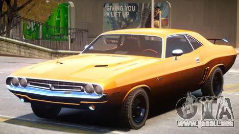 1971 Challenger V1 para GTA 4