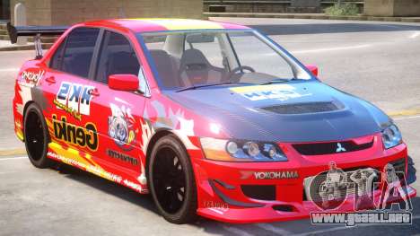 Mitsubishi Lancer Evo VIII MR PJ para GTA 4