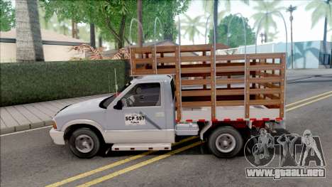 Chevrolet S10 Con Estacas para GTA San Andreas