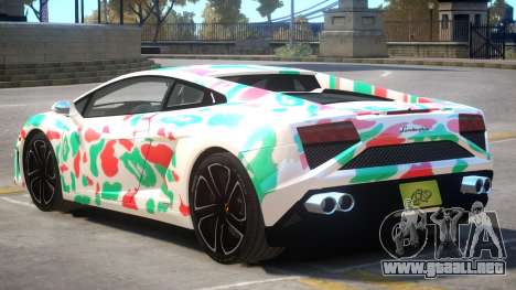 Lamborghini Gallardo V2 PJ2 para GTA 4