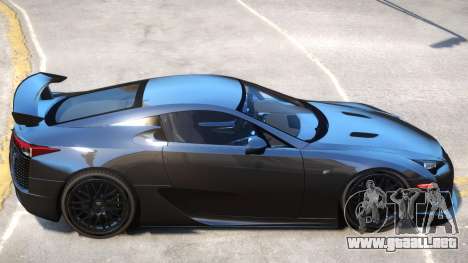 Lexus LFA V1 para GTA 4