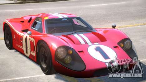 1967 Ford GT40 V1 PJ9 para GTA 4