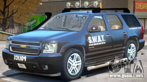 Chevrolet Tahoe V2 SWAT para GTA 4