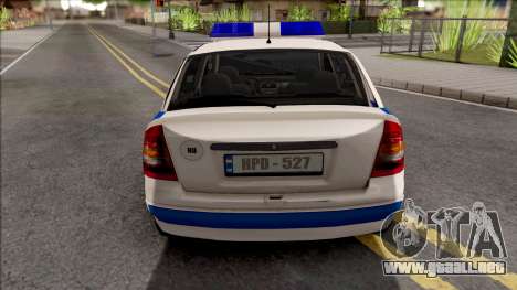 Opel Astra G Magyar Rendorseg para GTA San Andreas