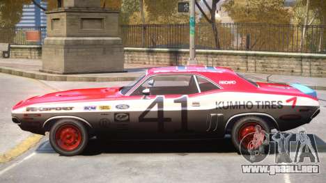 Dodge Challenger V1 PJ1 para GTA 4