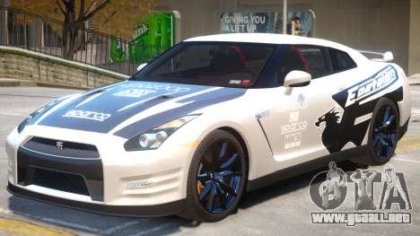 Nissan GT-R V2 PJ2 para GTA 4