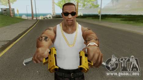 Hawk And Little Pistol GTA V (Gold) V2 para GTA San Andreas