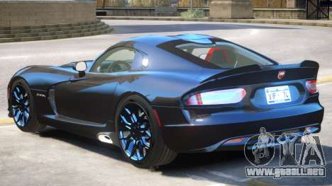 Dodge Viper SRT TA para GTA 4