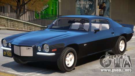 1970 Chevrolet Camaro V1 para GTA 4