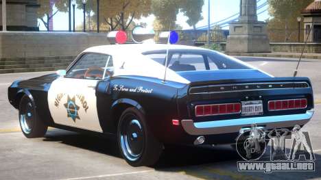 1969 Shelby GT500 Police para GTA 4