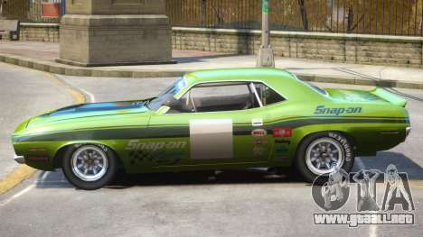 1970 Plymouth Cuda PJ2 para GTA 4