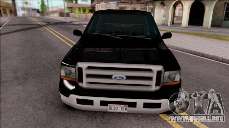 Ford Excursion SWAT Low Poly para GTA San Andreas