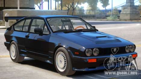 1986 Alfa Romeo GTV6 para GTA 4