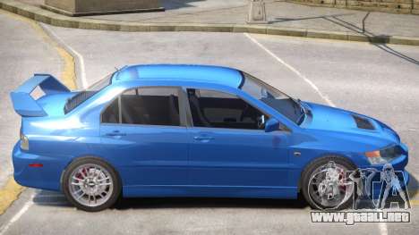 Mitsubishi Lancer Evolution IX V1.1 para GTA 4