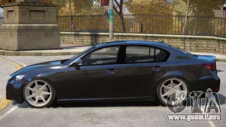 Lexus GS 350 V1 para GTA 4