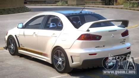 Lancer Evolution X FQ400 PJ5 para GTA 4