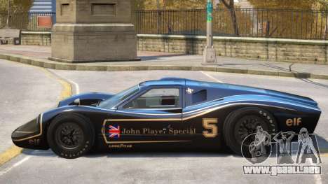 1967 Ford GT40 V1 PJ10 para GTA 4