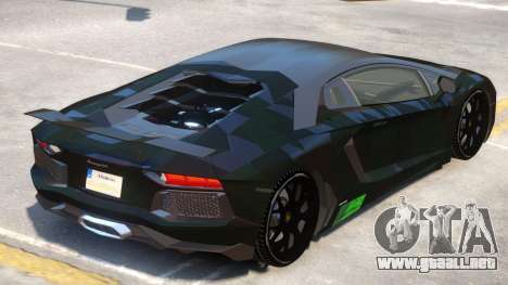 Lamborghini LP760 4 Camo para GTA 4