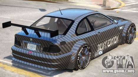 BMW M3 GTR Drift PJ1 para GTA 4