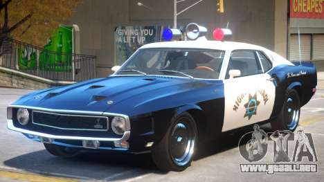 1969 Shelby GT500 Police para GTA 4