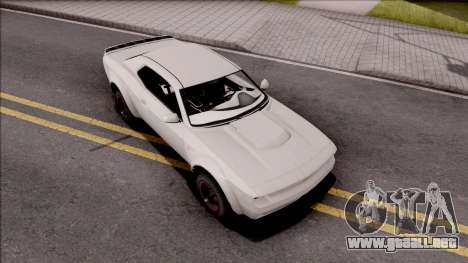 GTA V Bravado Gauntlet Hellfire SA Style para GTA San Andreas