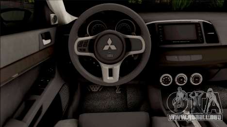 Mitsubishi Lancer Evolution 10 Yandex Taxi v3 para GTA San Andreas