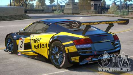 Audi R8 GT-S V1 PJ1 para GTA 4