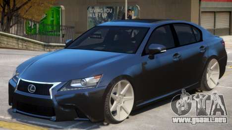 Lexus GS 350 V1 para GTA 4