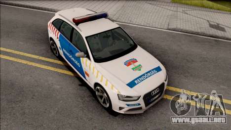 Audi RS4 Avant Magyar Rendorseg Updated Version para GTA San Andreas