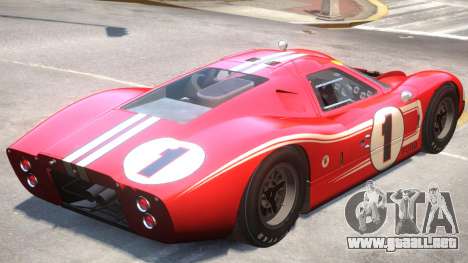 1967 Ford GT40 V1 PJ9 para GTA 4