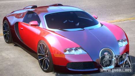 Bugatti Veyron V1.1 para GTA 4