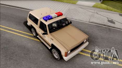 Police Ranger Hawkins PD from Stranger Things para GTA San Andreas