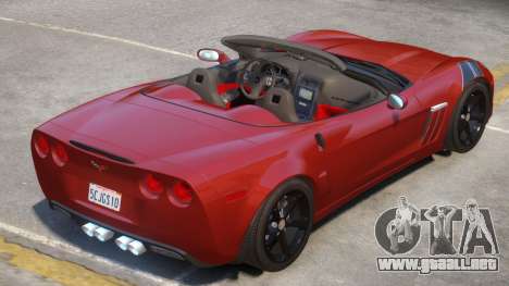 Chevrolet Corvette C6 V1 para GTA 4