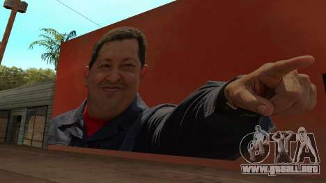 Hugo Chavez Wall para GTA San Andreas
