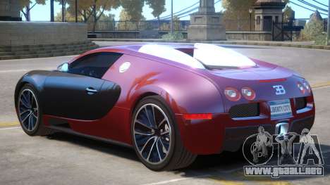 Bugatti Veyron V1 R2 para GTA 4