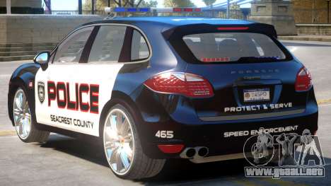 Porsche Cayenne Police para GTA 4