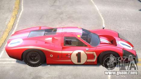 1967 Ford GT40 V1 PJ9 para GTA 4