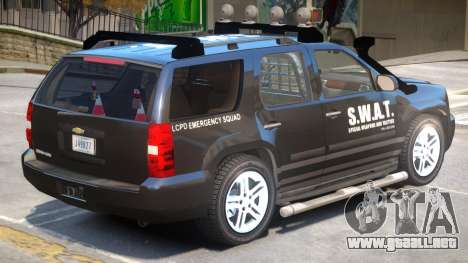 Chevrolet Tahoe V2 SWAT para GTA 4