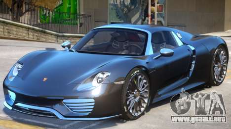 Porsche 918 Spyder V2 para GTA 4