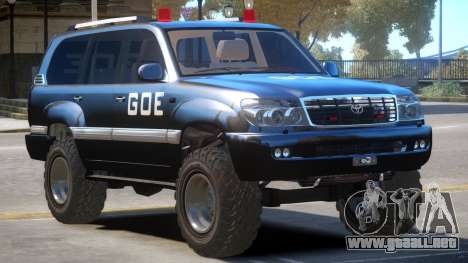 Toyota Land Cruiser Police para GTA 4