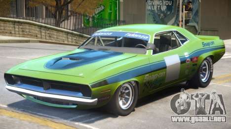 1970 Plymouth Cuda PJ2 para GTA 4