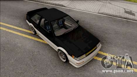 Toyota AE86 Levin Coupe Touge Special para GTA San Andreas
