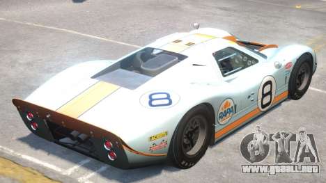 1967 Ford GT40 PJ3 para GTA 4