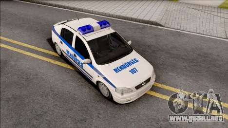 Opel Astra G Magyar Rendorseg para GTA San Andreas