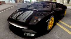 Lamborghini Murcielago LP640 Black para GTA San Andreas