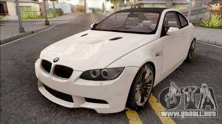 BMW M3 E92 2008 White para GTA San Andreas