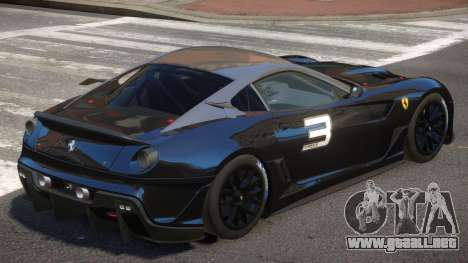 Ferrari 599XX V1 PJ para GTA 4