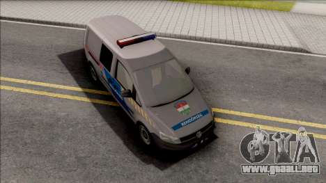 Volkswagen Caddy Magyar Rendorseg v2 para GTA San Andreas